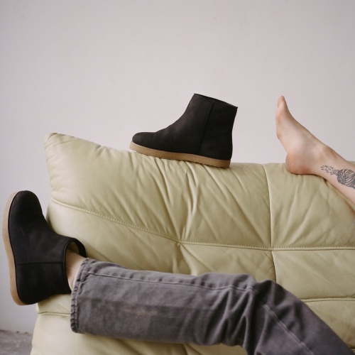Sheleg Boots BIO, black nubuck | Balagan Studio