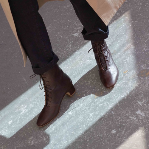 Victoria Boots, deep brown | Balagan Studio