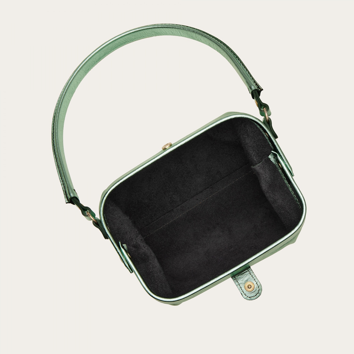  Roha Bag, metallic green-2 