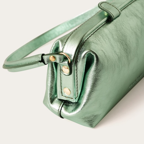 Roha torebka S, metaliczny zielony | Balagan Studio