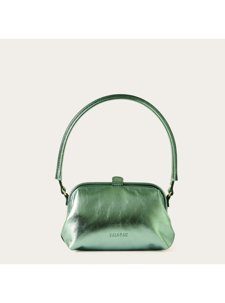 Roha Handtasche S, Metallic-Grün | Balagan Studio