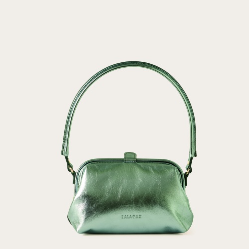 Roha Bag, metallic green