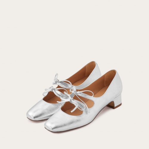 Greta Heels, silver | Balagan Studio