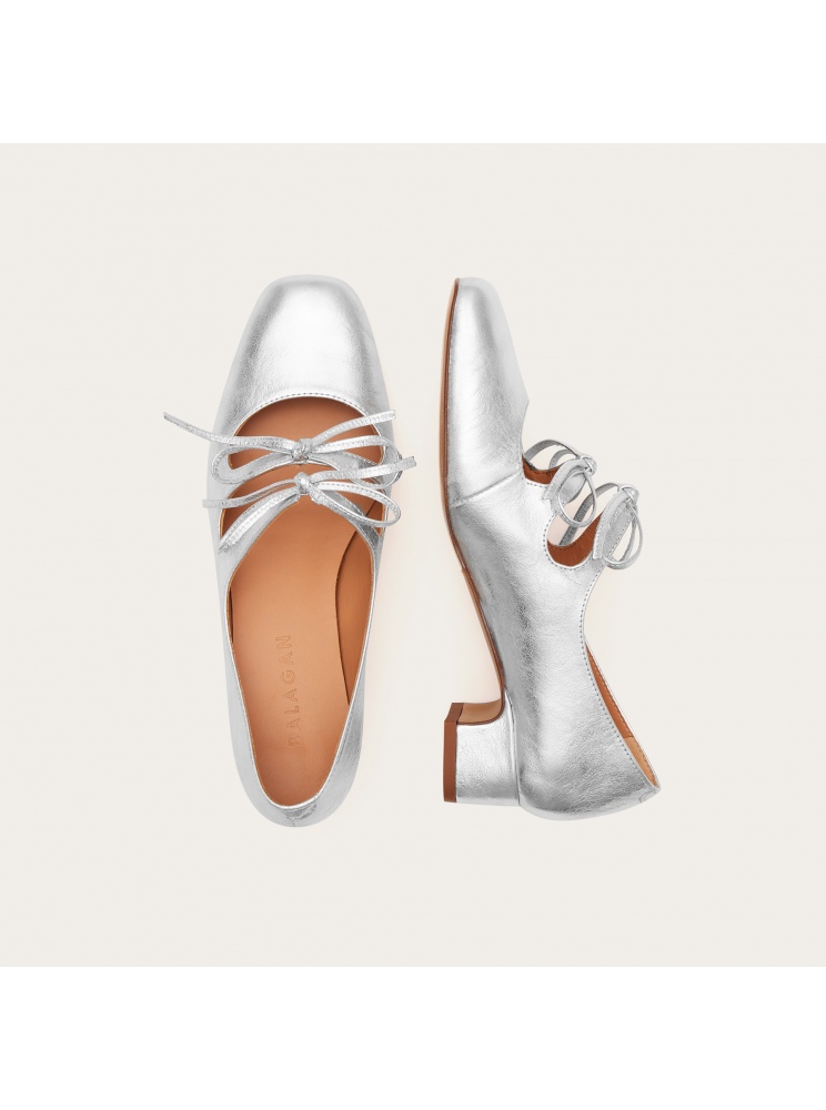 Greta Pumps, silber | Balagan Studio