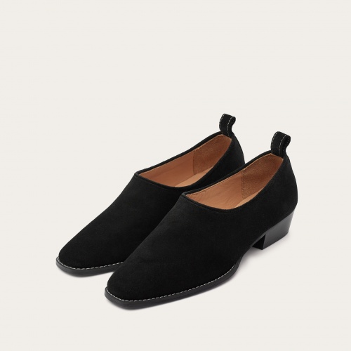 Vincent Flats, black velvet| Balagan Studio
