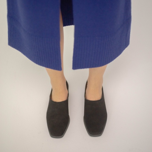 Vincent Flats, black velvet| Balagan Studio