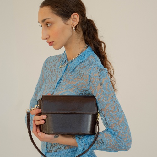 Galia Bag S, deep brown | Balagan Studio