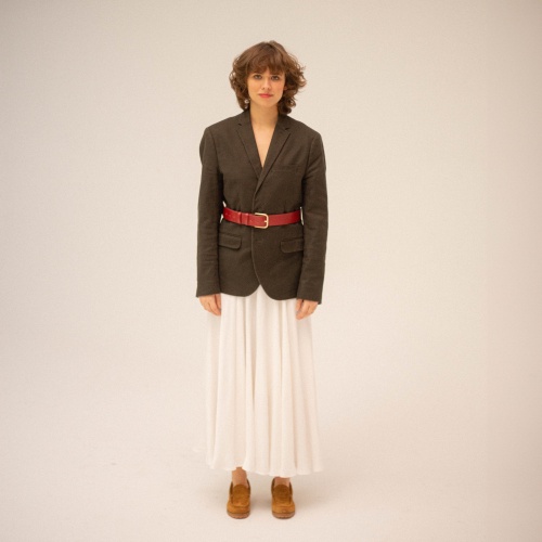 Wide belt with a buckle, lipstick | Balagan Studio