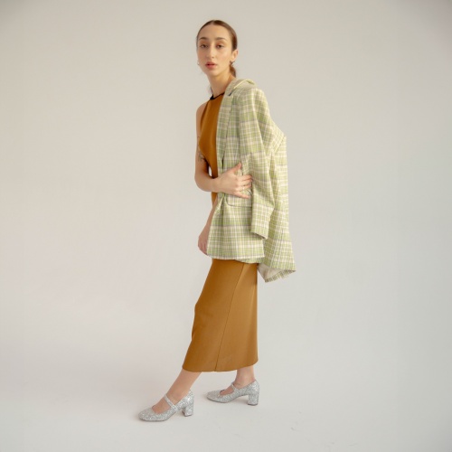 Dora High Heels, silver glitter | Balagan Studio