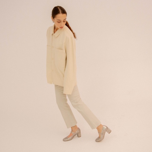 Dora czółenka na wysokim obcasie, confetti | Balagan Studio