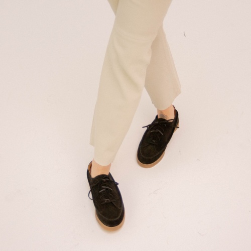 Tav Flats, black velvet| Balagan Studio