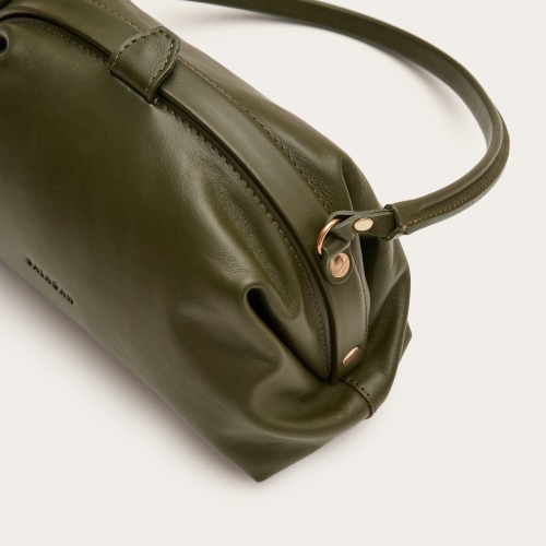 Hug bag torebka M, ciemnozielony | Balagan Studio