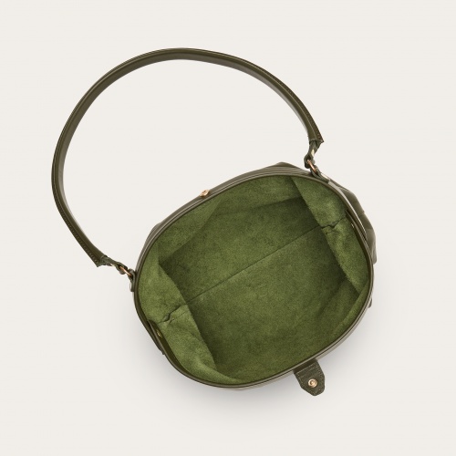 Hug bag torebka M, ciemnozielony | Balagan Studio