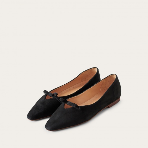 Pliya Ballerina, black suede | Balagan Studio
