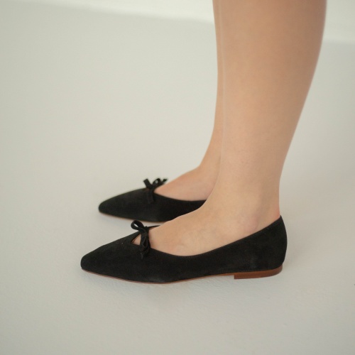 Pliya Ballerina, black suede | Balagan Studio