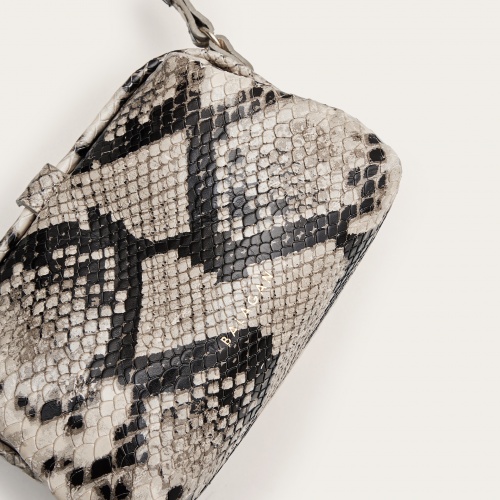 Roha Bag S, off white python pattern | Balagan Studio