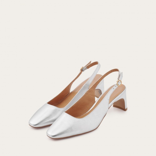 Veronica Pumps, silver | Balagan Studio