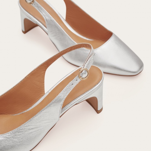 Veronica Pumps, silver | Balagan Studio