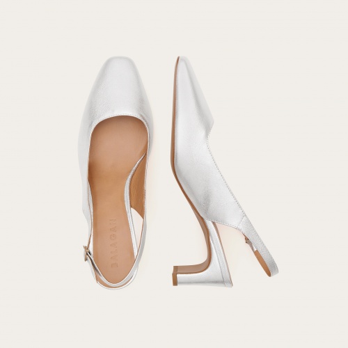 Veronica Pumps, silver | Balagan Studio