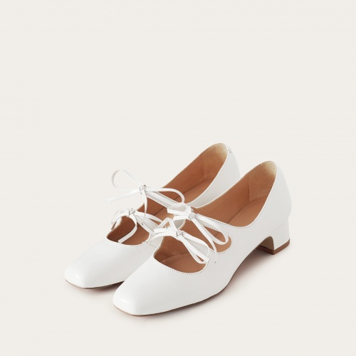 Greta Heels, glossy white | Balagan Studio