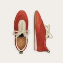 Ritza sneakersy, vintage czerwony nubuk