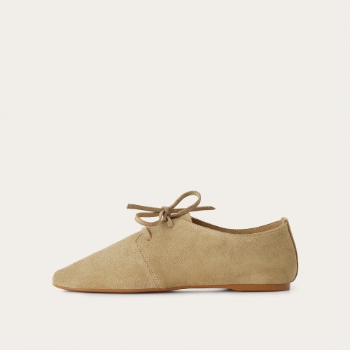 Notza Flats, wheat velvet