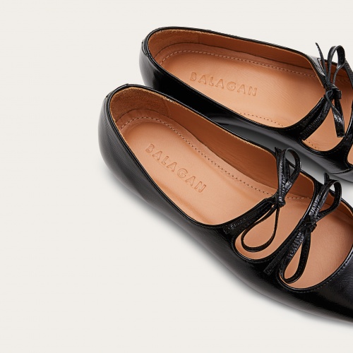 Shirley Ballerina, glossy black | Balagan Studio