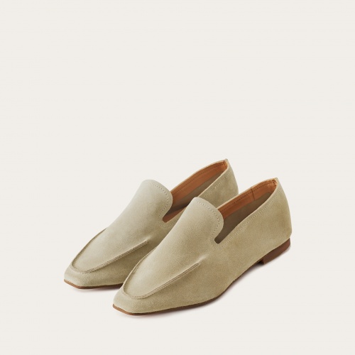 Monsieur półbuty, zbożowy welur | Balagan Studio