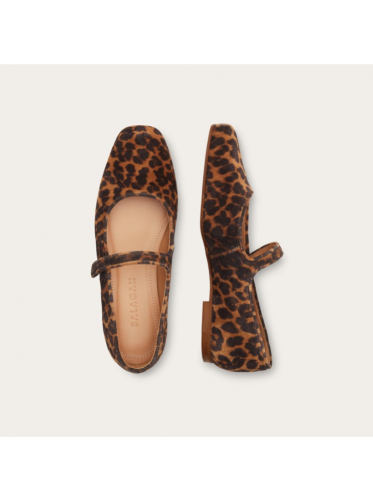 Pass baleriny, cętki welur | Balagan Studio