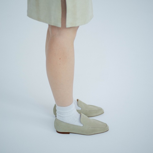 Monsieur półbuty, zbożowy welur | Balagan Studio