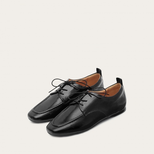 Lila Flats, glossy black| Balagan Studio