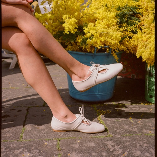 Parpar półbuty, kremowy | Balagan Studio