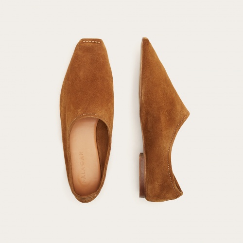 Hatzer Ballerina, caramel velvet | Balagan Studio