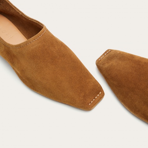 Hatzer Ballerina, caramel velvet | Balagan Studio