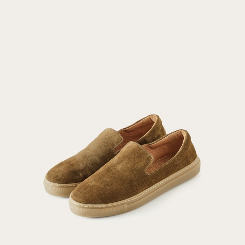 Biluyi sneakersy, ziemisty welur | Balagan Studio