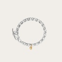 Bracelet with a gold ball