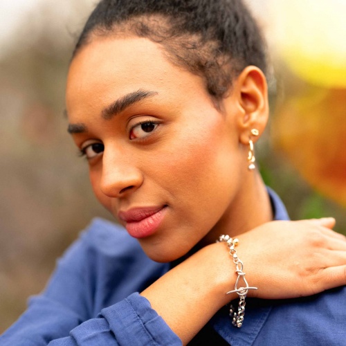 Bracelet with a gold ball | Balagan Studio