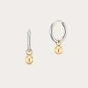 Hoop Earrings with a ball