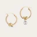 Hoop Earrings with a knot