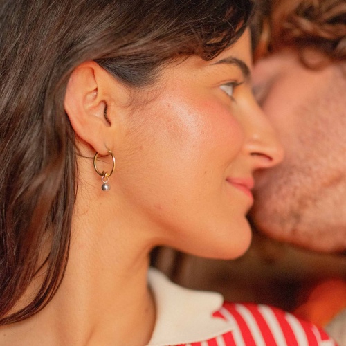 Hoop Earrings with a knot | Balagan Studio