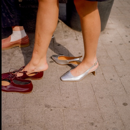 Veronica Pumps, silver | Balagan Studio