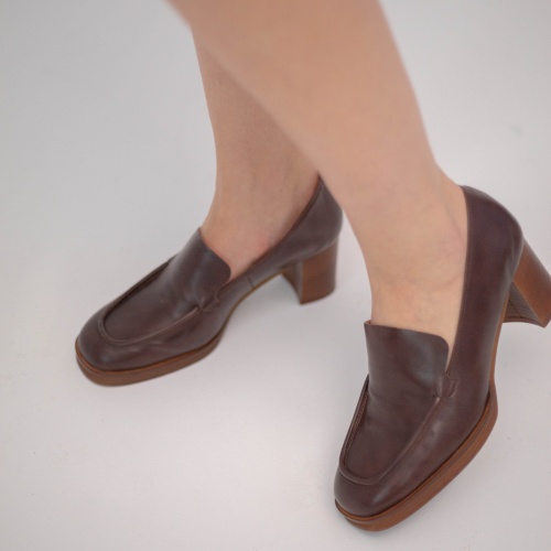 Patrizia pumps, deep brown| Balagan Studio