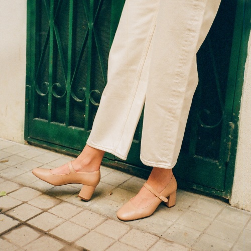 Dora High Heels, cookie dough | Balagan Studio