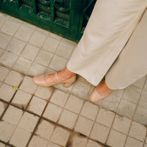 Dora High Heels, cookie dough | Balagan Studio