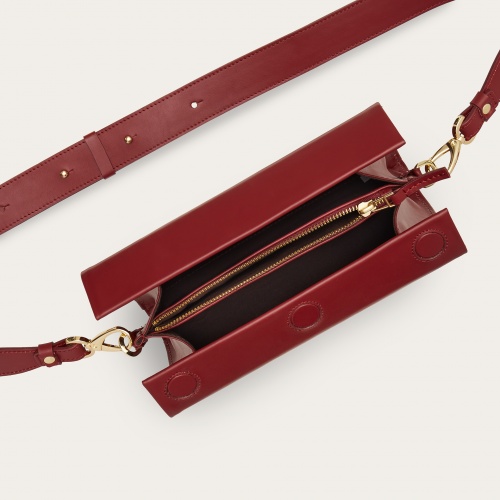 Gala Bag M, claret OUTLET | Balagan Studio