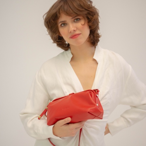 Rofe Bag M, poppy red OUTLET | Balagan Studio