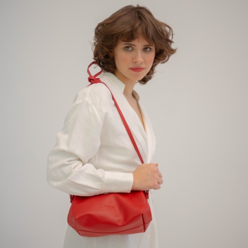Rofe Bag M, poppy red OUTLET | Balagan Studio