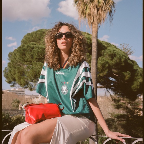 Rofe Bag M, poppy red OUTLET | Balagan Studio