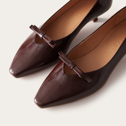 Matana Pumps, glossy bordo | Balagan Studio
