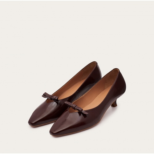 Matana Pumps, glossy bordo | Balagan Studio